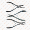 3 Pieces Dental Bone Rongeurs Set Blimenthal 6" Cleveland 6.5" Friedman 5.5"