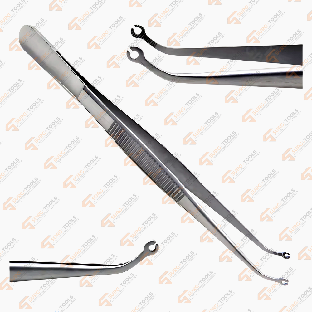 Dental Corn Suture Pliers 6" Angled Surgical Medical Stainless Steel