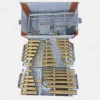 Mis Tubular Retractor System Golden Coated Spine Surgery Set with Aluminium Sterilizing Box